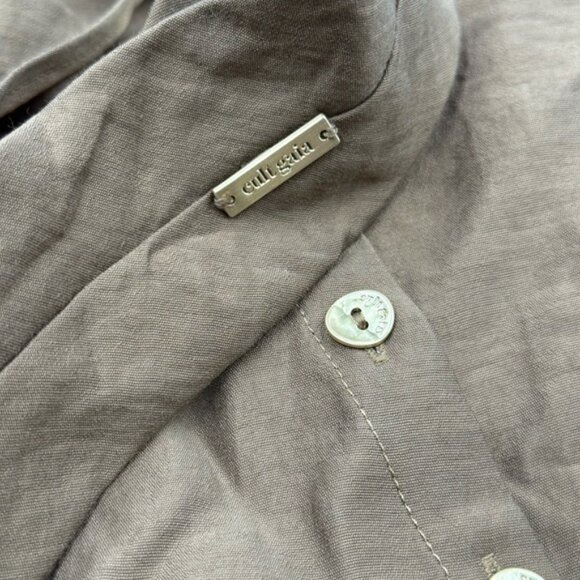 🆕 CULT GAIA 🧿 NWOT Romia Button-Detail Dress, Affogato Brown - Sz L - Picture 11 of 12